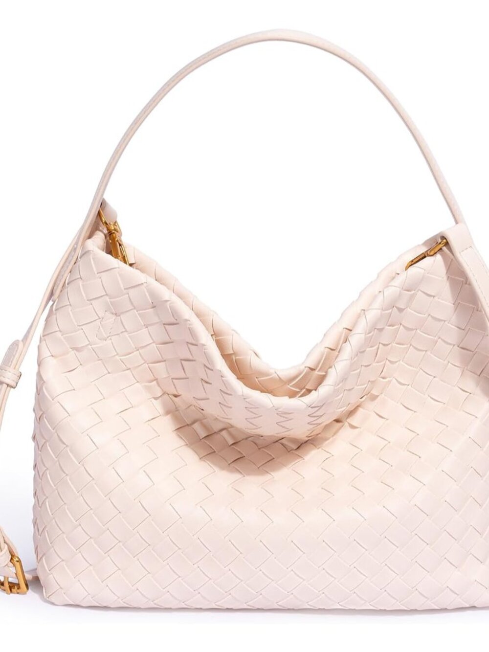 Woven Tote Bag for Women Designer Shoulder Handbag Leather Top Handle Hobo Purse